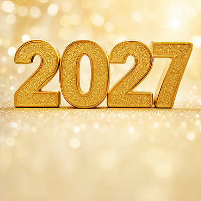 JPG 편집이미지 백그라운드 새해 타이포그라피 장식 반짝임 숫자 금색 축하 입자 2027년 이미지편집 AI컴퓨터그래픽 AI콘텐츠 문자 컬러 컨셉 모션 연도 파일형식