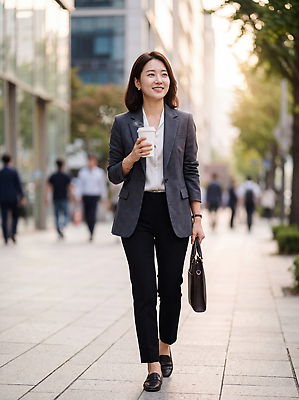 JPG 편집이미지 여자 커피 가방 비즈니스 거리 정장 빌딩 여러명 일상 걷기 도시 사무원 비즈니스우먼 커피잔 의료성형뷰티 편집실사 AI인물포토 AI콘텐츠 직업 잡화 옷 음료 다수 모션 잔 사람 건물 라이프 직장인 CG 파일형식 AI포토 식기 건축물 생활 건축