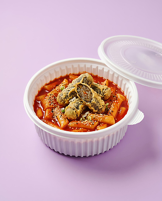 JPG 편집이미지 그릇 한식 음식 식사 튀김 떡볶이 배송 깨 김말이 편집실사 AI포토 AI콘텐츠 식기 식재료 조미료 분식 CG 파일형식 향미료 양념