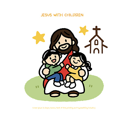 교육 행복 기독교 어린이 일러스트 놀이 이야기 사랑 웃음 소녀 소년 교회 믿음 기쁨 만남 예수 그림 보살핌 국내일러스트 AI파일 여자 남자 감정 종교 컨셉 표정 사람 신 파일형식 벡터