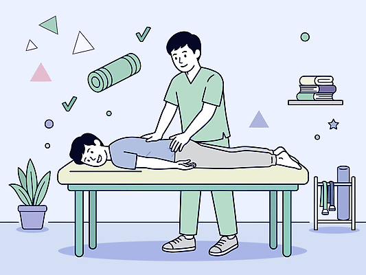 전신 식물 남자 신체 일러스트 근육 스트레스 건강 병원 피곤 치료 운동 환자 마사지 편안함 오브젝트 허리디스크 마사지테이블 물리치료 물리치료사 보조기구 치료사 국내일러스트 AI파일 직업 컨셉 의학 사람 기구 디스크 감각 파일형식 벡터 질병