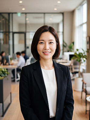 JPG 편집이미지 여자 회사 창문 사람 앞모습 사무실 업무 직장인 비즈니스우먼 책상 직원 의료성형뷰티 편집실사 AI인물포토 AI콘텐츠 직업 뷰포인트 가구 비즈니스 작업 CG 파일형식 AI포토 생활용품 오브젝트