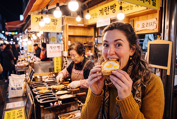 JPG 외국인 편집이미지 여자 한식 빵 디저트 사람 계란 상인 먹기 철판 노점 계란빵 길거리음식 의료성형뷰티 먹방 맛있는 편집실사 AI인물포토 AI콘텐츠 음식 모션 인종 상점 알 CG 방송 파일형식 AI포토