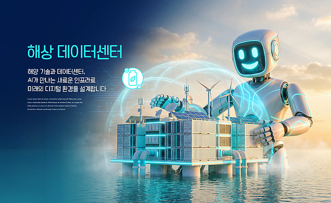 PSD 편집이미지 바다 정보기술 컴퓨터 자료 풍력에너지 로봇 서버 서버실 AI_인공지능 이미지편집 기술 전자제품 그린에너지 파일형식 에너지
