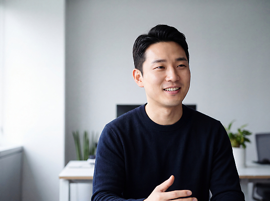 JPG 식물 편집이미지 남자 회사 직장 실내 대화 미소 손짓 컴퓨터 사무실 모니터 비즈니스맨 책상 사무용가구 의료성형뷰티 편집실사 AI인물포토 AI콘텐츠 가구 비즈니스 모션 표정 말하기 사람 내부 전자제품 직장인 CG 파일형식 AI포토 직업 생활용품 오브젝트