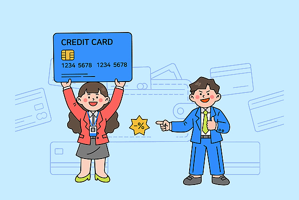 여자 남자 일러스트 금융 세일 믿음 신용카드 소비 구매 고객 은행 결제 카드결제 연말정산 국내일러스트 AI파일 감정 사람 경제 쇼핑 세금 파일형식 벡터