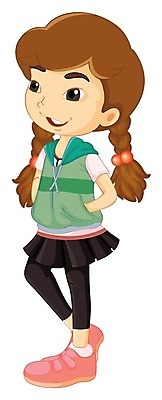 EPS 해외이미지 1 여자 행복 어린이 분홍색 포즈 백그라운드 신발 티셔츠 일러스트 서기 미소 사람 그래픽 빨간색 초록색 치마 컬러풀 갈색 검은색 흰색 작음 만화 싱글 그림 고립 해외202004 해외일러스트 감정 컬러 셔츠 모션 하의 표정 크기 파일형식 벡터