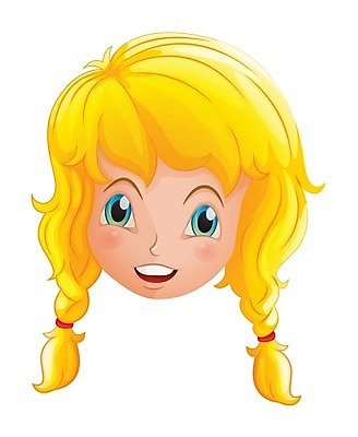 EPS 해외이미지 클립아트 템플릿 학생 디자인 응시 여자 얼굴 백그라운드 일러스트 넥타이 미술 사람 그래픽 10대 금발 노란색 머리 흰색 파마 황금 눈썹 볼터치 입술 그림 웨이브 코 귀 포니테일 고립 이마 해외202004 해외일러스트 헤어스타일 시선 잡화 컬러 청소년 문화예술 신체부위 화장 파일형식 벡터