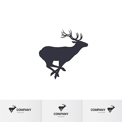 EPS 해외이미지 모양 동물 템플릿 디자인 실루엣 일러스트 사슴 뿔 사람없음 그래픽 달리기 검은색 흰색 우아함 스케치 그림 심플 순록 엘리먼트 해외202004 해외일러스트 컬러 컨셉 포유류 모션 촬영기법 미술 파일형식 벡터