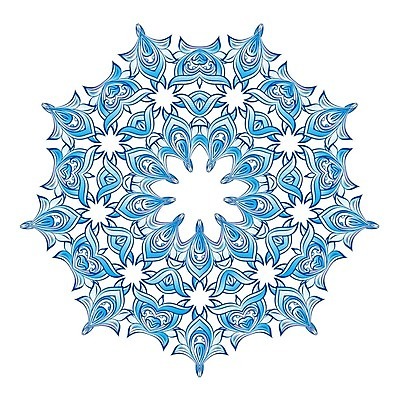 EPS 해외이미지 모양 디자인 실루엣 백그라운드 겨울 꽃무늬 패턴 일러스트 추상 사람없음 그래픽 장식 파란색 흰색 축하 원형 눈송이 화려 눈꽃무늬 스타일 해외202004 해외일러스트 도형 계절 꽃 컬러 컨셉 무늬 눈꽃 눈_날씨 촬영기법 파일형식 벡터