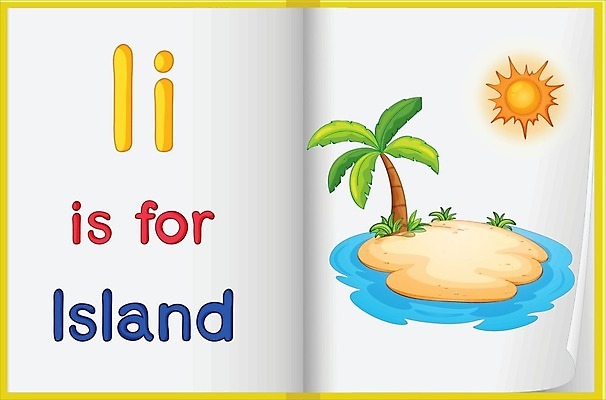 EPS 해외이미지 나무 학생 알파벳 영어 교육 종이 섬 일러스트 학교 수업 대문자 그림자 책 물 파란색 학습 쪽지 공책 유치원 오픈 가르침 만화 땅 편지 그림 소문자 시트 I 패드 해외202004 해외일러스트 자연요소 식물 문자 컬러 문구용품 파일형식 벡터