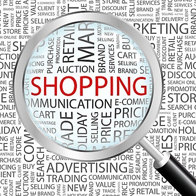 EPS 해외이미지 디자인 백그라운드 컨셉 인터넷 일러스트 비즈니스 텍스트 돋보기 사람없음 그래픽 빨간색 단어 쇼핑 상점 회색 정보 시장 확대 구매 상업 전자상거래 스타일 해외202004 해외일러스트 문자 컬러 파일형식 벡터