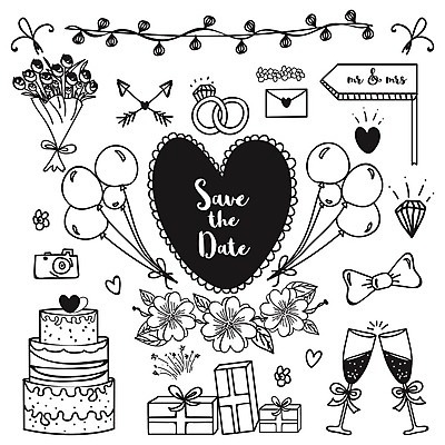 EPS 해외이미지 꽃 리본 꽃다발 프로포즈 데이트 라인일러스트 일러스트 사람없음 선물상자 세트 카메라 케이크 하트 반지 낙서 샴페인잔 풍선 해외202004 해외일러스트 모양 식물 술잔 장신구 디저트 선물 전자제품 상자 파일형식 벡터