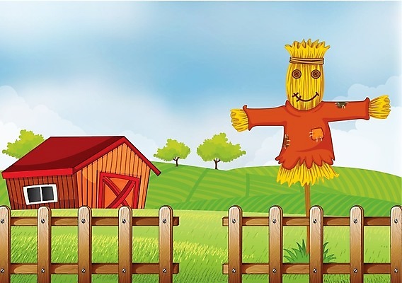 EPS 해외이미지 나무 식물 구름 디자인 백그라운드 잎 밭 채소 일러스트 자연 하늘 풍경 사람없음 야외 파란색 농작물 울타리 농장 농경지 흰색 농부 오두막 그림 외양간 밭일 해외202004 해외일러스트 자연요소 직업 컬러 농업 담장 생태계 파일형식 벡터