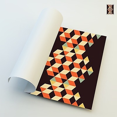 EPS 해외이미지 템플릿 디자인 종이 패턴 일러스트 추상 사람없음 그래픽 책 3D 다이어리 레이아웃 페이지 시트 목업 해외202004 해외일러스트 무늬 사무용품 디지털합성 파일형식 벡터