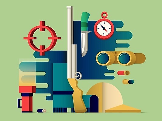 EPS 해외이미지 모자 디자인 무기 스포츠 여행 백그라운드 신발 일러스트 장신구 추상 휴가 미술 사람없음 그래픽 세트 여행객 쌍안경 장비 권총 총 손전등 플랫 칼 목표 나침반 발사 수집 모험가 오브젝트 사인 그림 군용 사냥 조준 총알 엽총 해외202004 해외일러스트 잡화 컨셉 무늬 문화예술 조명 군대 사람 망원경 파일형식 벡터