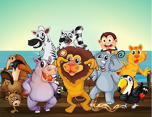 EPS 해외이미지 주간 동물 바다 일러스트 장난 포유류 놀이 조류 하늘 코끼리 동물원 미소 풍경 야외 목재 그래픽 물 파란색 원숭이 뱀 호랑이 그룹 황무지 사자 먹이 만화 그림 해안도시 육식동물 하마 포트 유인원 멸종위기동물 리빙 매머드 깊이 비버 여우원숭이 많음 해외202004 해외일러스트 자연요소 나무 컬러 컨셉 재료 파충류 표정 도시 파일형식 벡터 멸종위기종