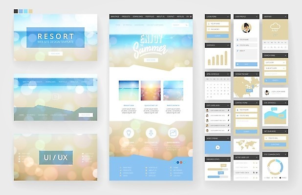 EPS 해외이미지 템플릿 디자인 바다 여행 지도 인터넷 일러스트 비즈니스 하늘 모바일 휴가 사람없음 그래픽 여름 파란색 세트 세계 햇빛 태양 웹 플랫 메뉴 휴양지 레이아웃 페이지 UI 인터페이스 해외202004 해외일러스트 자연요소 계절 컬러 장소 파일형식 벡터