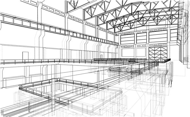 EPS 해외이미지 모델 디자인 실루엣 산업 선 백그라운드 일러스트 비즈니스 건축양식 공장 설계 프레임 실내 내부 건물 그래픽 사무실 3D 디지털 화물 홀 스케치 심볼 창고 그림 윤곽 청사진 분배 와이어프레임 해외202004 해외일러스트 건축물 건축 컨셉 공업 촬영기법 미술 공간 운송업 디지털합성 파일형식 벡터