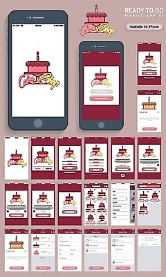 EPS 해외이미지 템플릿 음식 일러스트 비즈니스 호텔 모바일 사람없음 스마트폰 케이크 디지털 스크린 식당 카트 빵집 플랫 어플리케이션 검색 온라인 전자상거래 UI 구독 로그인 마케팅 소프트웨어 웹디자인 인터페이스 터치스크린 목업 와이어프레임 해외202004 해외일러스트 숙소 디저트 핸드폰 스마트기기 상점 파일형식 벡터