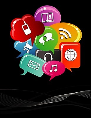 EPS 해외이미지 일러스트 비즈니스 사람 사람없음 스마트폰 세트 지구본 원형 이메일 경영 해외202004 해외일러스트 도형 핸드폰 스마트기기 파일형식 벡터