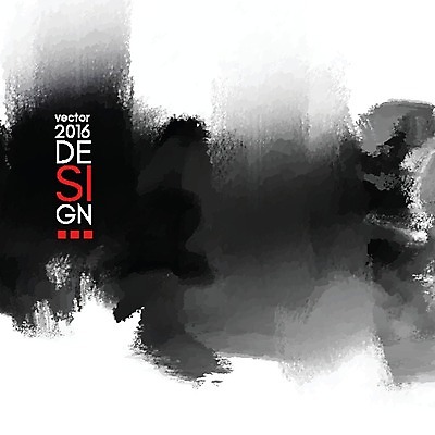 EPS 해외이미지 백그라운드 일러스트 수묵화 미술 타이포그라피 사람없음 검은색 먹 번짐 국경 해외202004 해외일러스트 문자 컬러 서예 문화예술 파일형식 벡터 효과