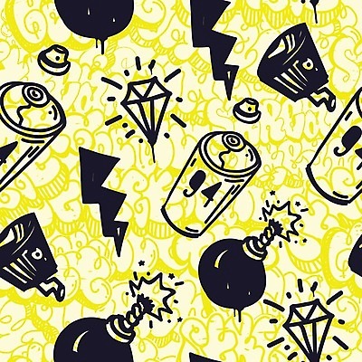 EPS 해외이미지 손 디자인 알파벳 문화 벽 백그라운드 스티커 패턴 일러스트 벽지 추상 거리 잉크 미술 그래픽 청춘 노란색 유행 꼬리표 페인트 도시 붓 낙서 그래피티 폭격 엉덩이 만화 스케치 편지 문신 심볼 사인 그림 질감 다이아몬드 분무기 타입 그런지 에어로졸 엘리먼트 스타일 해외202004 해외일러스트 영어 컬러 컨셉 무늬 문화예술 신체부위 라벨 공격 보석 파일형식 벡터