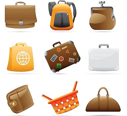 EPS 해외이미지 클립아트 디자인 서류가방 가방 일러스트 배낭 버튼 그래픽 갈색 바구니 여행가방 웹 짐 흰색 지갑 가죽 심볼 오브젝트 사인 인터넷주소 인터페이스 포트폴리오 해외202004 해외일러스트 잡화 컬러 인터넷 파일형식 벡터