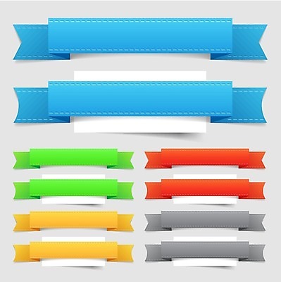 EPS 해외이미지 템플릿 디자인 배너 리본 스티커 일러스트 그래픽 장식 빨간색 초록색 파란색 세트 노란색 꼬리표 라벨 깃발 악단 두루마리 사인 복고 배지 엘리먼트 해외202004 해외일러스트 음악 컬러 프레임 파일형식 벡터