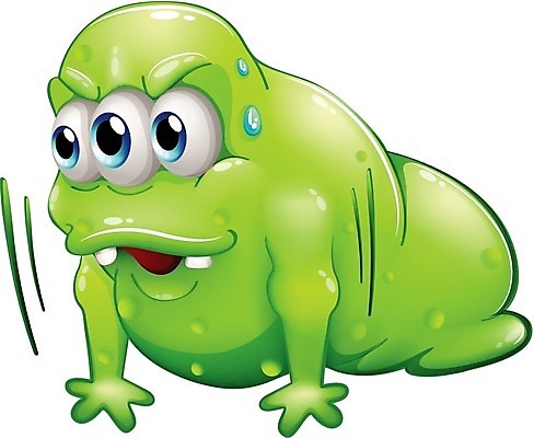 EPS 해외이미지 캐릭터 일러스트 사람없음 운동 땀 몬스터 해외202004 해외일러스트 일러캐릭터 건강 파일형식 벡터