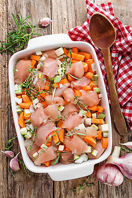 포토 JPG 해외이미지 그릇 채소 생고기 육류 사람없음 닭고기 해외202004 해외포토 레이스천 식기 식재료 직물 파일형식