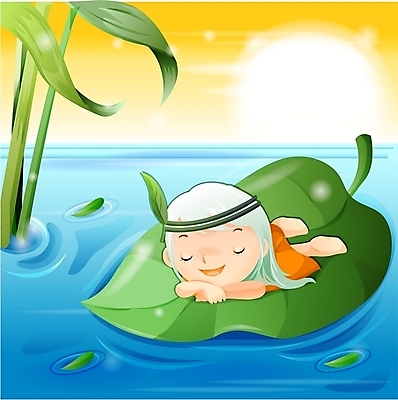 EPS 여자 호수 초등학생 어린이 일러스트 상상 하늘 나뭇잎 요정 한명 사람 소녀 야외 10대 판타지 꿈 연못 순수 여자만 여자한명만 소녀만 국내일러스트 1 학생 컨셉 잎 청소년 어린이만 파일형식 벡터