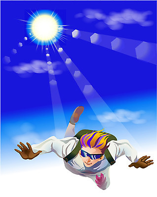 EPS 주간 남자 스포츠 일러스트 레저 한명 사람 20대 성인 야외 레포츠 스카이다이빙 남자만 남자한명만 성인남자만 청년만 청년남자만 청년남자한명만 성인한명만 성인남자한명만 성인만 국내일러스트 자연요소 1 청년 익스트림스포츠 파일형식 벡터