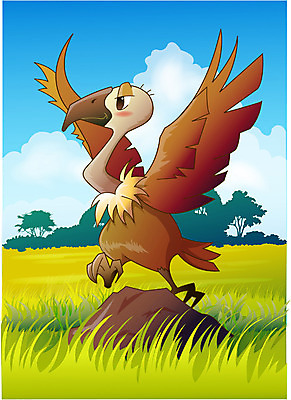 EPS 주간 동물 척추동물 한마리 야생동물 일러스트 아프리카 자연 조류 동물원 초원 사람없음 야외 사파리 독수리 대머리독수리 사바나 국내일러스트 자연요소 1 나라 생태계 파일형식 벡터