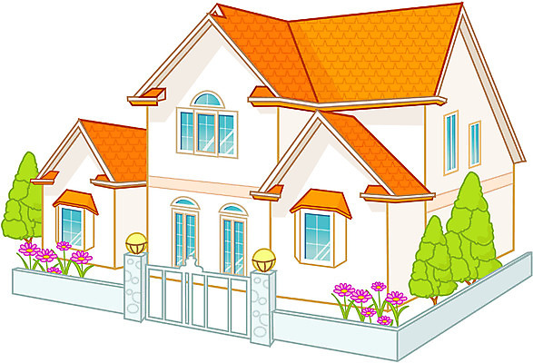 EPS 시설물 현대건축 건축 일러스트 가정 가족 주택 사람없음 건물 인테리어 별장 전원주택 국내일러스트 건축물 디자인 관계 파일형식 벡터