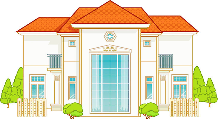 EPS 시설물 현대건축 건축 일러스트 가정 가족 주택 사람없음 건물 인테리어 별장 전원주택 국내일러스트 건축물 디자인 관계 파일형식 벡터