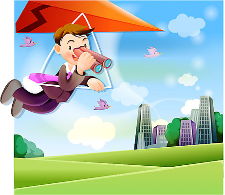 EPS 주간 남자 서류가방 일러스트 비즈니스 하늘 한명 사람 정장 빌딩 20대 성인 야외 건물 망원경 도시 직장인 비즈니스맨 행글라이더 라이더 남자만 남자한명만 성인남자만 청년만 청년남자만 청년남자한명만 성인한명만 성인남자한명만 성인만 국내일러스트 자연요소 직업 1 건축물 옷 스포츠 가방 청년 파일형식 벡터