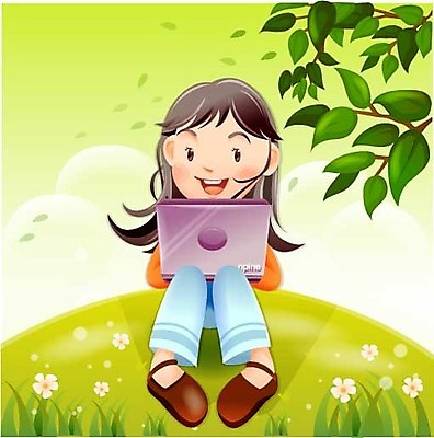 EPS 여자 일러스트 비즈니스 한명 사람 20대 성인 야외 노트북 직장인 비즈니스우먼 여자만 여자한명만 성인여자만 청년만 청년여자만 성인한명만 청년여자한명만 성인여자한명만 성인만 국내일러스트 직업 1 청년 전자제품 파일형식 벡터