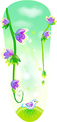 EPS 식물 사계절 계절 꽃 컬러 백그라운드 일러스트 자연 조류 풍경 사람없음 보라색 봄 국내일러스트 동물 생태계 파일형식 벡터