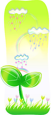 EPS 식물 사계절 계절 백그라운드 일러스트 자연 풍경 사람없음 새싹 봄 하트 비 국내일러스트 자연요소 모양 날씨 생태계 파일형식 벡터