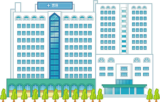 EPS 시설물 현대건축 건축 일러스트 병원 빌딩 사람없음 건물 도시 대학병원 의료시설 상업시설 국내일러스트 건축물 의학 시설 상업 파일형식 벡터