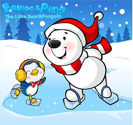 EPS 동물 척추동물 캐릭터 육지동물 계절 외국문화 동물캐릭터 겨울 일러스트 포유류 사람없음 야외 레포츠 스케이트 스케이팅 눈 야간 극지방 북극 새캐릭터 곰캐릭터 펭귄 북극곰 펭귄캐릭터 바우 바우와펭이 펭이 일러캐릭터 자연요소 문화 스포츠용품 곰 조류 레저 겨울스포츠 지역 파일형식 벡터