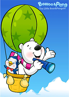 EPS 동물 척추동물 캐릭터 육지동물 계절 외국문화 동물캐릭터 여행 겨울 일러스트 홍보캐릭터 포유류 하늘 휴가 이벤트 사람없음 야외 망원경 열기구 극지방 북극 새캐릭터 곰캐릭터 펭귄 북극곰 펭귄캐릭터 바우 바우와펭이 펭이 일러캐릭터 문화 곰 항공교통 조류 지역 파일형식 벡터