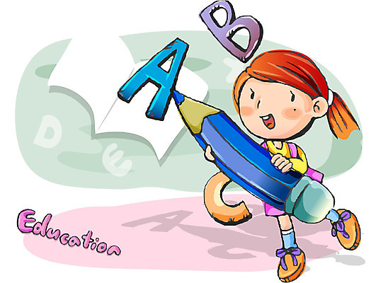 EPS 알파벳 영어 여자 어린이교육 교육 초등학생 어린이 일러스트 교과목 영어교육 한명 사람 소녀 연필 여자만 여자한명만 어린이만 소녀만 소녀한명만 국내일러스트 문자 1 학생 학용품 필기구 파일형식 벡터