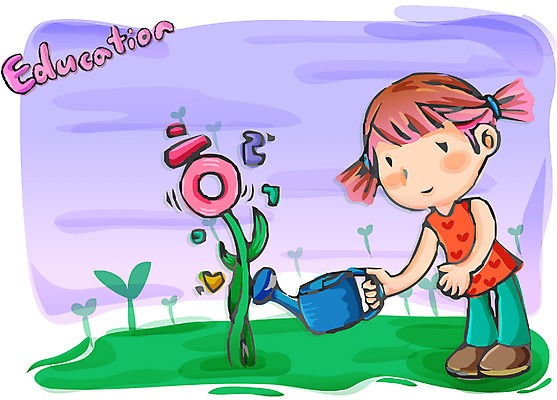 EPS 주간 나무 여자 어린이교육 교육 꽃 초등학생 어린이 줄기 일러스트 교과목 한명 사람 소녀 한글 야외 물뿌리개 한글교육 여자만 여자한명만 어린이만 소녀만 소녀한명만 국내일러스트 자연요소 식물 문자 1 학생 파일형식 벡터