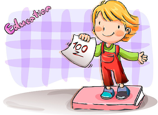 EPS 어린이교육 교육 남자 초등학생 어린이 일러스트 실내 한명 사람 소년 책 시험 시험지 백점 남자만 남자한명만 어린이만 소년만 소년한명만 국내일러스트 1 학생 내부 점수 파일형식 벡터