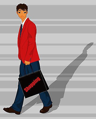 EPS 전신 모델 남자 일러스트 그림자 선물 한명 서기 사람 20대 성인 쇼핑 쇼핑백 남자만 남자한명만 성인남자만 청년만 청년남자만 청년남자한명만 성인한명만 성인남자한명만 성인만 국내일러스트 1 가방 모션 청년 파일형식 벡터