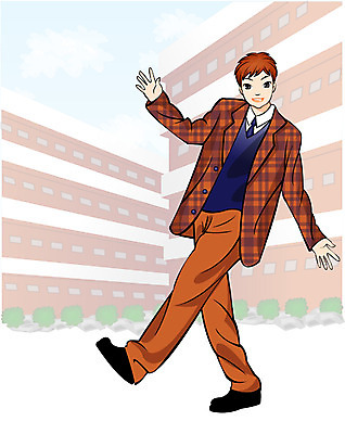 EPS 주간 전신 직업 학생 남자 교복 남학생 일러스트 교실 학교 중학생 청소년 하늘 고등학생 한명 서기 사람 야외 10대 남자만 남자한명만 십대만 십대남자만 십대남자한명만 국내일러스트 자연요소 1 옷 교육 모션 파일형식 벡터