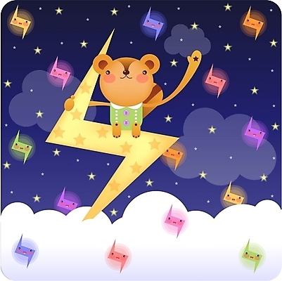 EPS 전신 동물 구름 척추동물 캐릭터 육지동물 별 동물캐릭터 백그라운드 일러스트 포유류 앉기 사람없음 야외 설치류 번개 다람쥐 일러캐릭터 자연요소 모션 날씨 파일형식 벡터