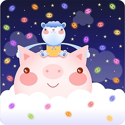 EPS 동물 척추동물 캐릭터 육지동물 동물캐릭터 일러스트 포유류 사람없음 야외 양 돼지 돼지캐릭터 양캐릭터 일러캐릭터 파일형식 벡터